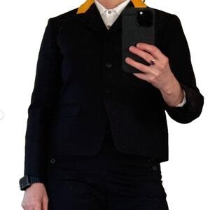 il Sander Navy - Black Jacket/Blazer - Size 4